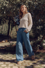 Hosen RWDallas MW medium denim blue