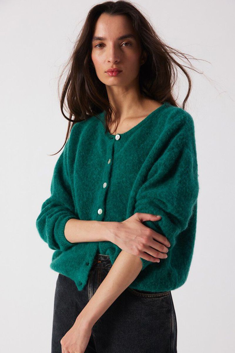 Strickjacke Gilet Vitow Canard Chine
