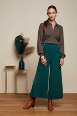 Hose Pia Culotte Milano Uni Pine Green