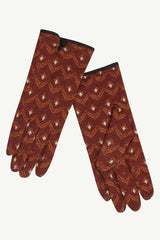 Handschuhe Lounge Cabernet Red