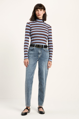 Longsleeve Rollkragenshirt Chocolate Multicolour