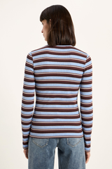 Longsleeve Rollkragenshirt Chocolate Multicolour