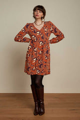 Kleid Marjorie Cecilia Spicy Brown