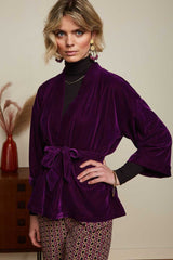 Jacke Kimono Gamine Royale Purple