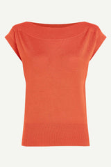 Top Erin Spiro Flame Orange