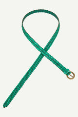 Gürtel Glitter Braid Aqua Green