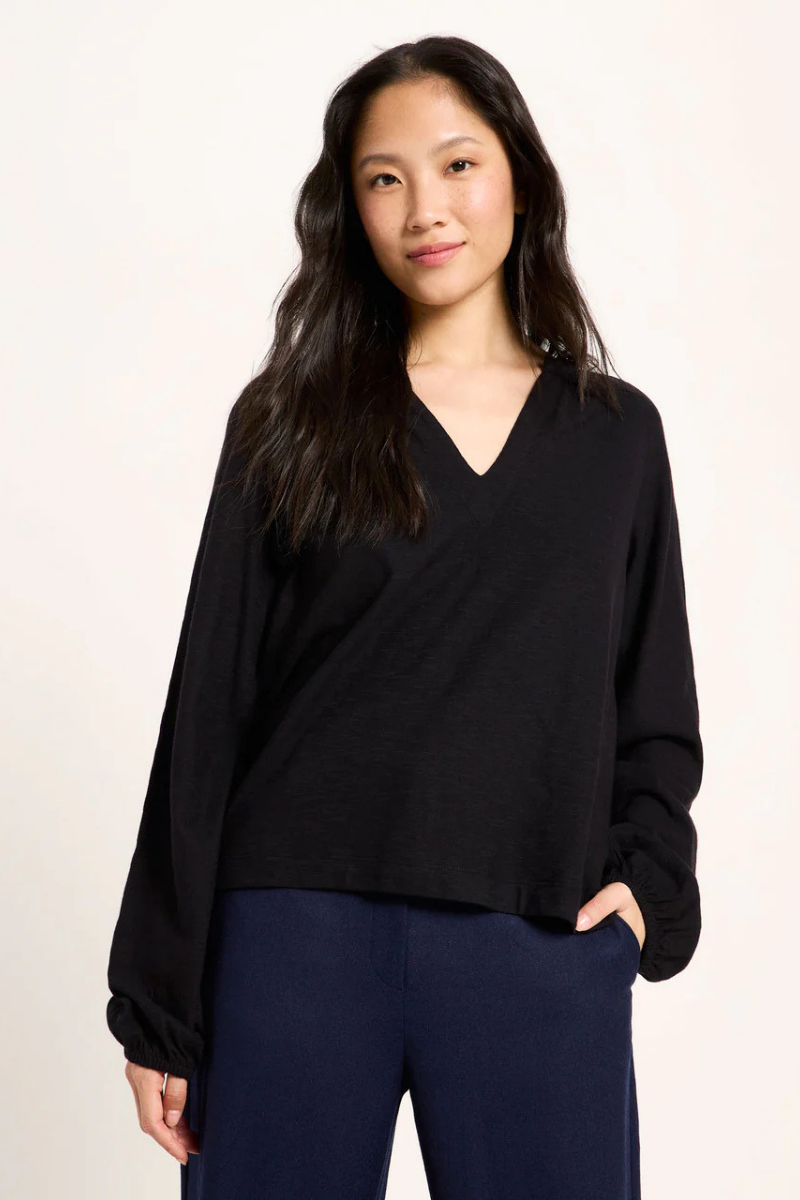 Blusenshirt Black