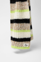 Schal Grobstrick Multicolour Stripe