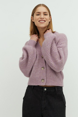 Strickjacke Molenda-M Wells Light Lavender Melange