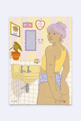 Postkarte "My body, my rules"