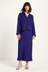 Bluse Tencel Violet