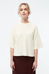 Kurzarm-Pullover GBSelma Off White