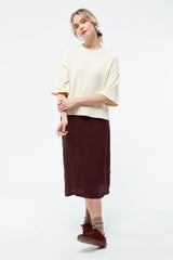 Kurzarm-Pullover GBSelma Off White