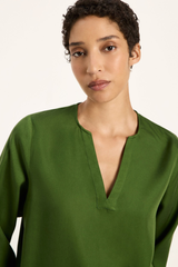 Bluse Tencel Garden Green