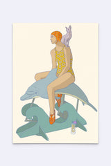Postkarte "At the seaside"