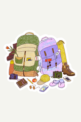 Sticker "Travellers"