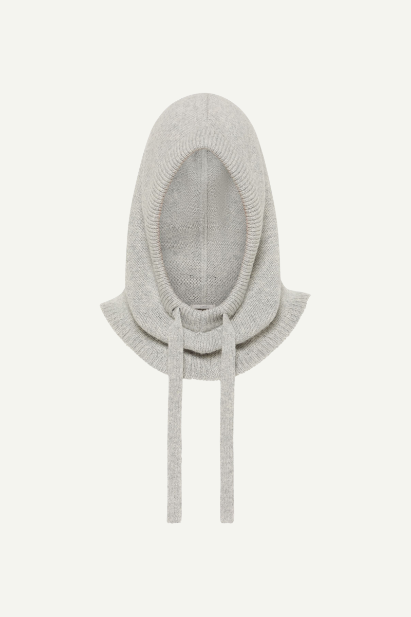 Mütze Balaklava GOTS Grey Melange