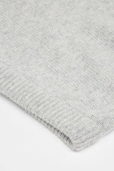 Mütze Balaklava GOTS Grey Melange