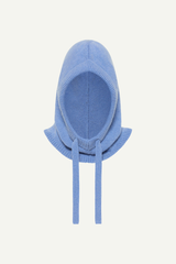 Mütze Balaklava Hoodie GOTS Light Blue Melange