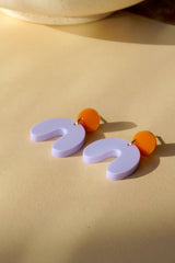 Ohrschmuck Arch Orange Lilac
