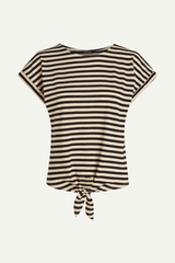 Top Aria Knot Chopito Stripe Black