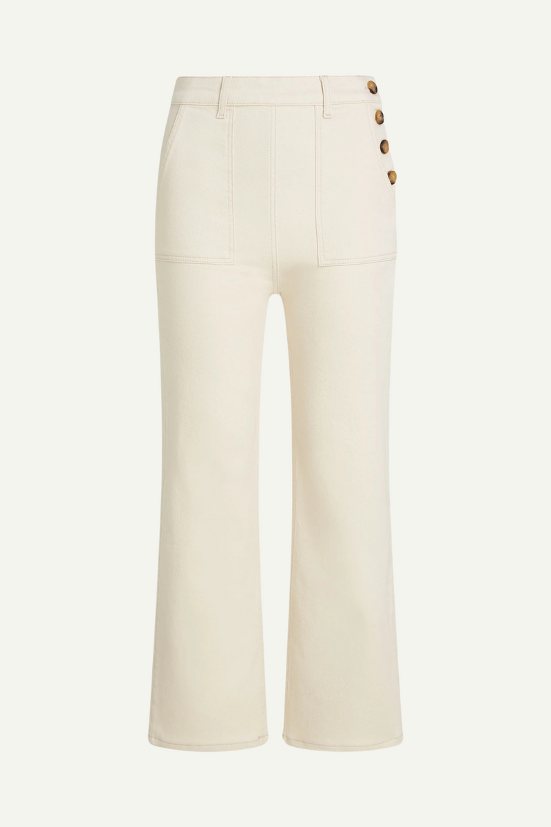 Hose Debra Retro Denim Ivory
