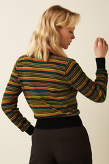 Strickjacke Roundneck Marielle Black