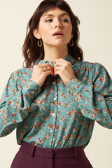 Bluse Carina Revel Silver Green