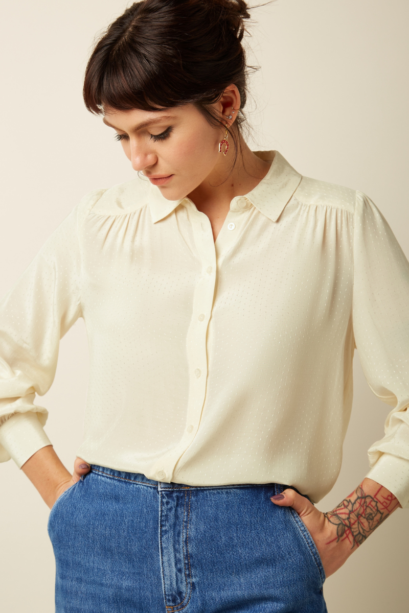 Carina Blouse Sista Ivory von King Louie im Youmee.market Bern