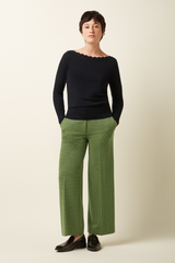 Hose Federica Ivy Check Guacemole
