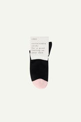 Sneaker Socken GOTS Black