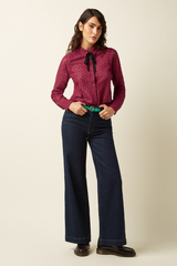 Hose Paige Walker Denim Indigo Blue