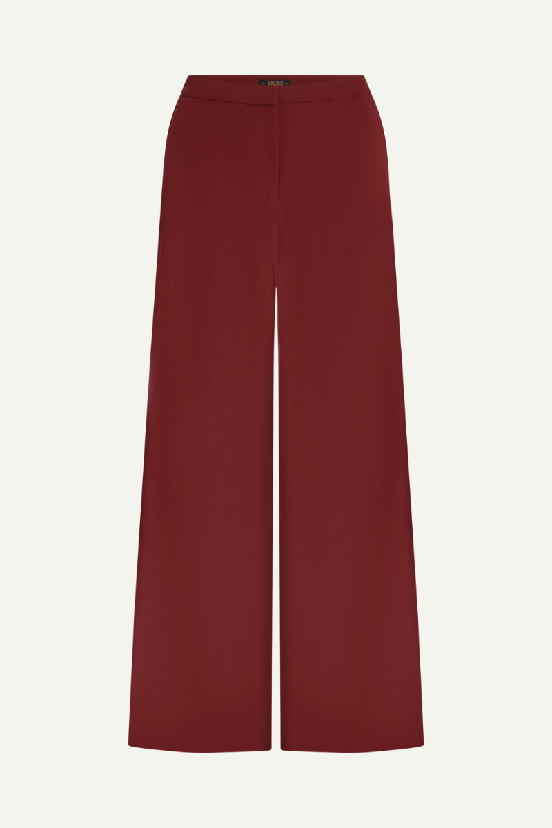 Hose Peppa Petit Woven Crepe Cabernet Red