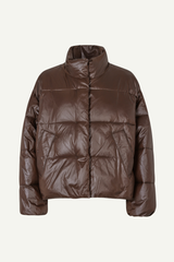 warme puffer jacke von mbym in braun im youmee.market bern
