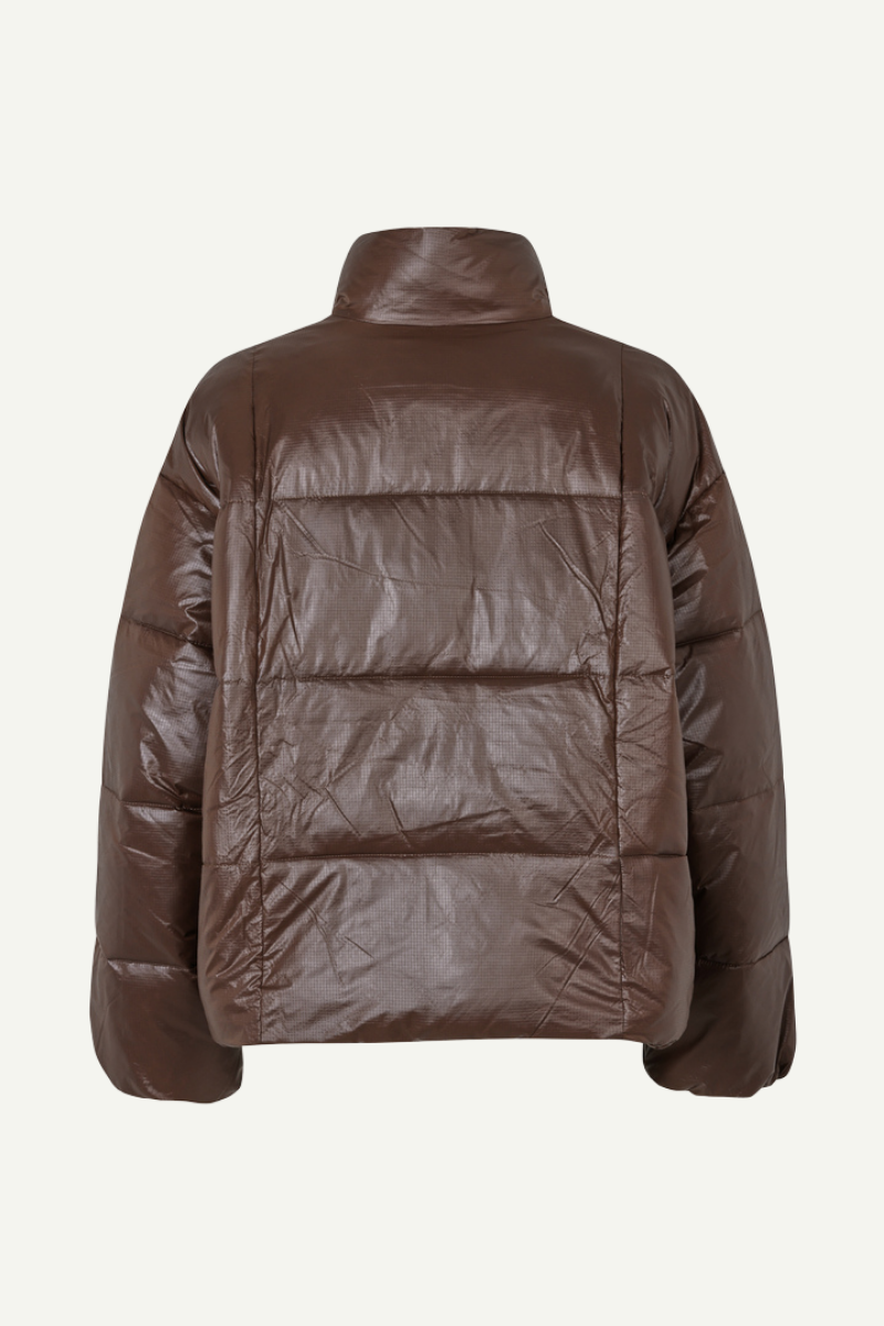 warme puffer jacke von mbym in braun im youmee.market bern