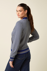 Jacke Bessie Sloan Mazarine