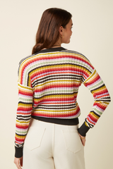 Pullover Mauve V Basile Multi Color