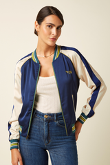 Umkehrbare Jacke Bomber Lazou Fir Green