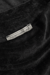 Top Velvet Martini Black