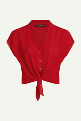 Bluse Keeva Tortoise Chili Red