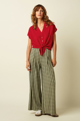 Bluse Keeva Tortoise Chili Red