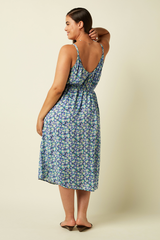 Kleid Lara Midi Azores Beacon Blue