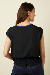 Top Selly Smock The Lane Black