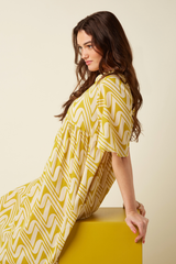 Kleid Ivana Laguna Woven Spring Yellow