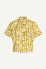 Gelbe Kurzarm-Bluse von King Louie für Frühling und Sommer 2026