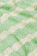 Shirt Aria Knot Marsy Linen Stripe Sprucestone Mint