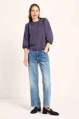 Bluse OCS Blue Brown