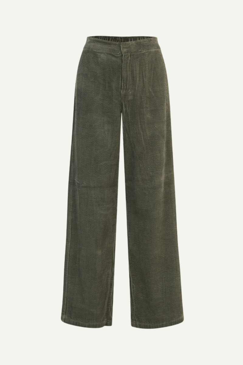 Palazzo-Hose manchester cord in olivegrün von mbyM im youmee.market in Bern 
