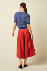 luftige und weite Culotte Sommerhose in Rot von King Louie im Youmee.market Bern