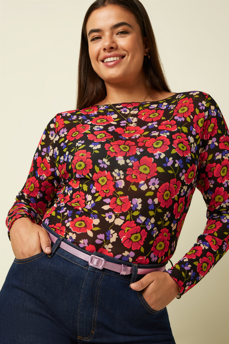 Dünner glänzender Gurt von King Louie in Lila im Youmee.market Bern